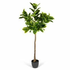 Budget 🔔 The Gerson Co. Real Touch Realistic Variegated Ficus In Plastic Pot 🧨