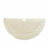 Budget 🎉 The Gerson Company 48"D White Cable Knit Fur Trim Tree 👗 Skirt 🤩 -Outlet Gerson Store unnamed file 755