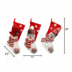 Best reviews of 🔥 The Gerson Company Set Of 3 Fabric Snowman 🎄 Christmas Stockings ❤️ -Outlet Gerson Store unnamed file 793