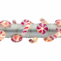 Top 10 🤩 The Gerson Company 3pk 10' Acrylic 🍬 Candy Cane Micro LED Light String 🌟