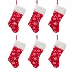 Best deal 😍 The Gerson Company 6-Pack 18" Snowflake Stockings ⌛