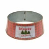 Cheapest ⌛ The Gerson Company 27.75" Metal Holiday Plaid Tree Collar 😀 -Outlet Gerson Store unnamed file 823
