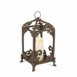 Flash Sale 🤩 The Gerson Company Medium Metal Acanthus Leaf Lantern ⭐