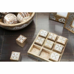 Top 10 ❤️ The Gerson Company Mango Wood W/Metal Inlay Heritage Tic Tac Toe Game ✔️ -Outlet Gerson Store unnamed file 847