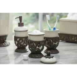 Best Pirce π The Gerson Company Cream Ceramic 3pc Vanity Set W/Acanthus Metal Bases β€οΈ 7 Best Pirce π The Gerson Company Cream Ceramic 3pc Vanity Set W/Acanthus Metal Bases β€οΈ -Outlet Gerson Store unnamed file 855