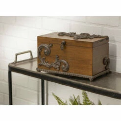 Top 10 ✨ The Gerson Company Birch Wood Hinged-Lid Box W/ Metal Acanthus Accents 👍 -Outlet Gerson Store unnamed file 861