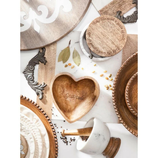Hot Sale π The Gerson Company Mango Serveware Medium Wooden Heart Bowls 3-Pack π 4 Hot Sale π The Gerson Company Mango Serveware Medium Wooden Heart Bowls 3-Pack π - Image 2