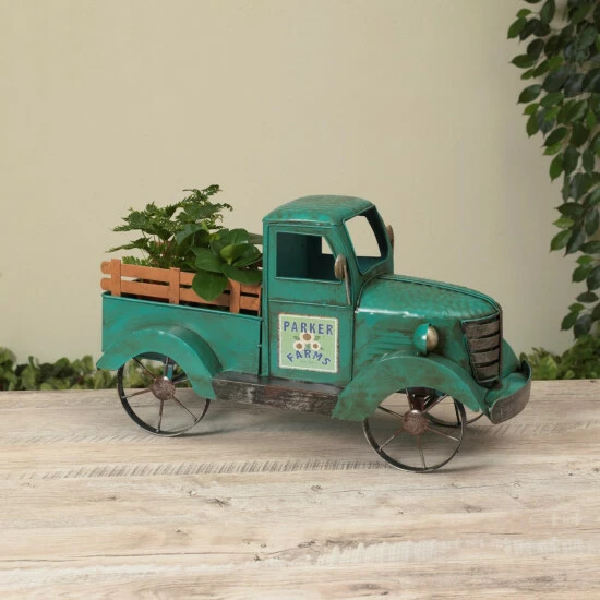 Wholesale π The Gerson Company 41"L Solar Lighted Metal Garden Truck π 4 Wholesale π The Gerson Company 41"L Solar Lighted Metal Garden Truck π - Image 2